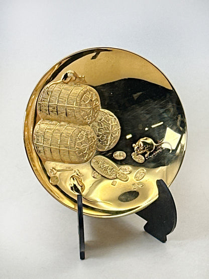 TB229 - Copa ceremonial Kinpai con baño de oro 24K 金盃