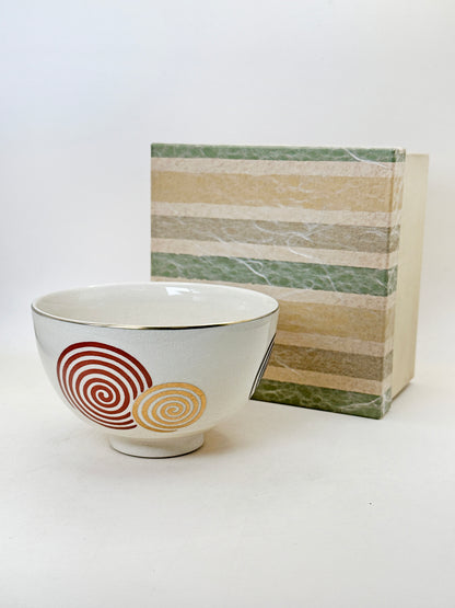 TC81 - Cuenco de matcha Chawan de Kyō-yaki 京焼