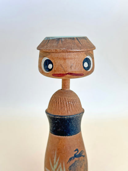 K15090 - Japan Omiyage Kappa Kokeshi doll