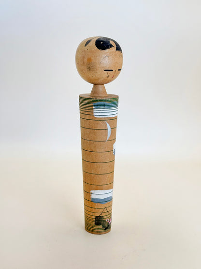 K15088 - Sōsaku / Shingata Kokeshi - Dream of Fuji 夢の富士