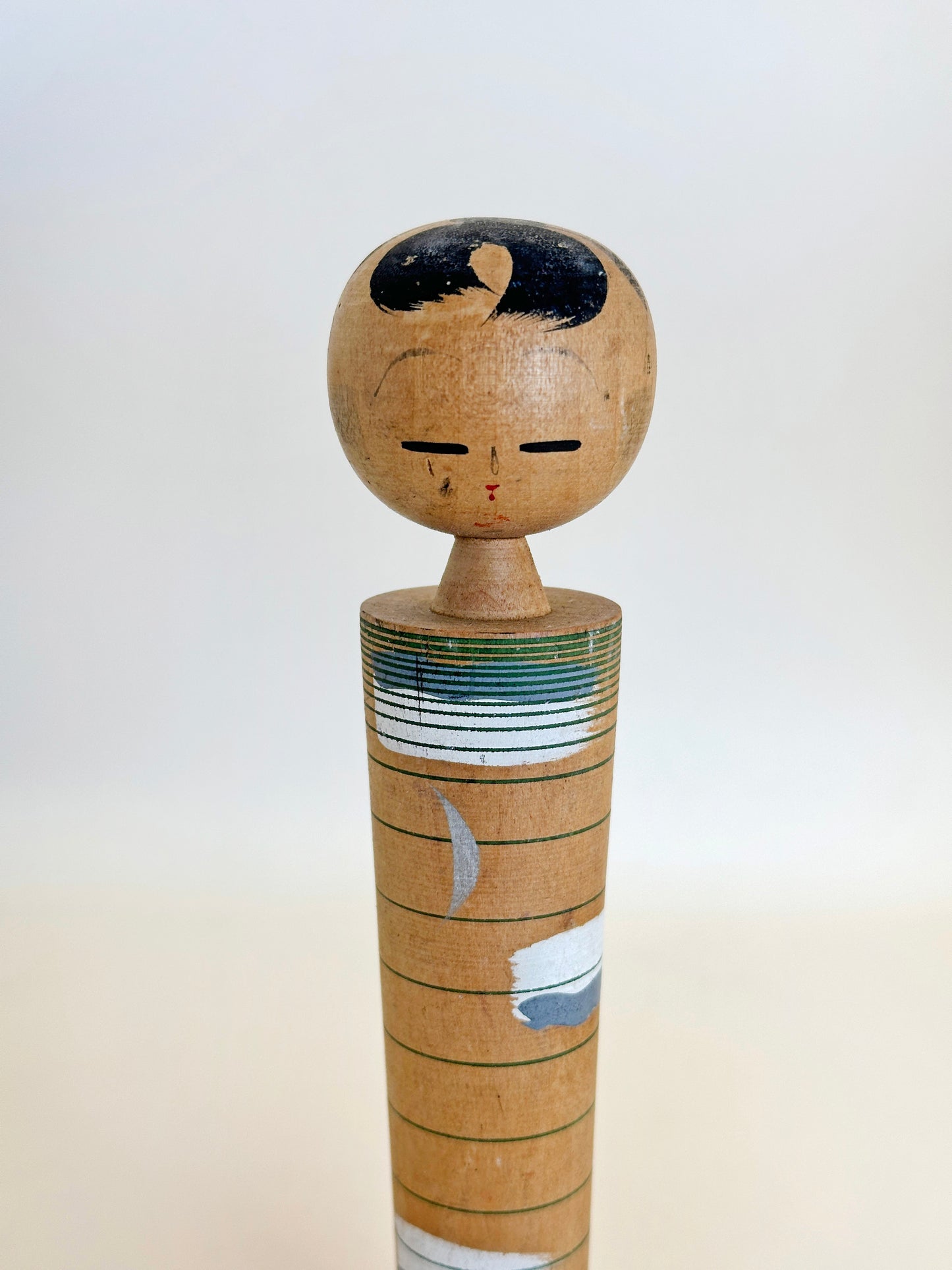 K15088 - Sōsaku / Shingata Kokeshi - Dream of Fuji 夢の富士