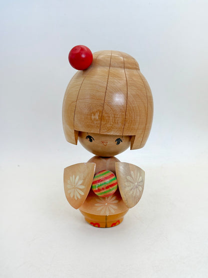 K15164 - Sosaku kokeshi by Waichi Ishida 石田和市