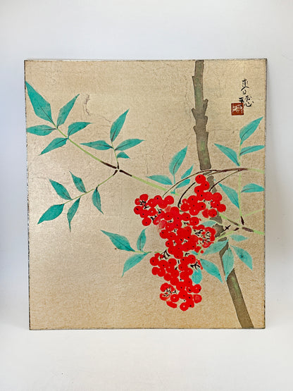 SHP268 - Shikishi Artwork of Nanten 南天