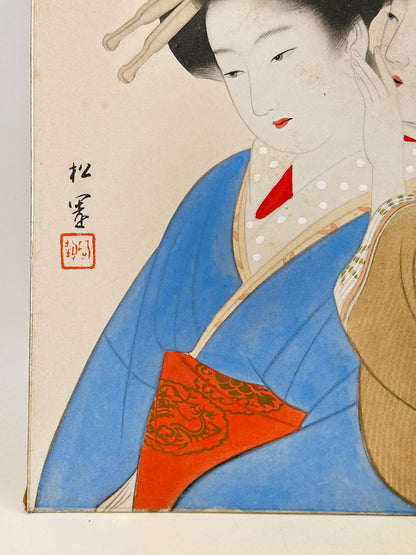 SHP267 - Shikishi Print of Uemura Shōen 上村松園