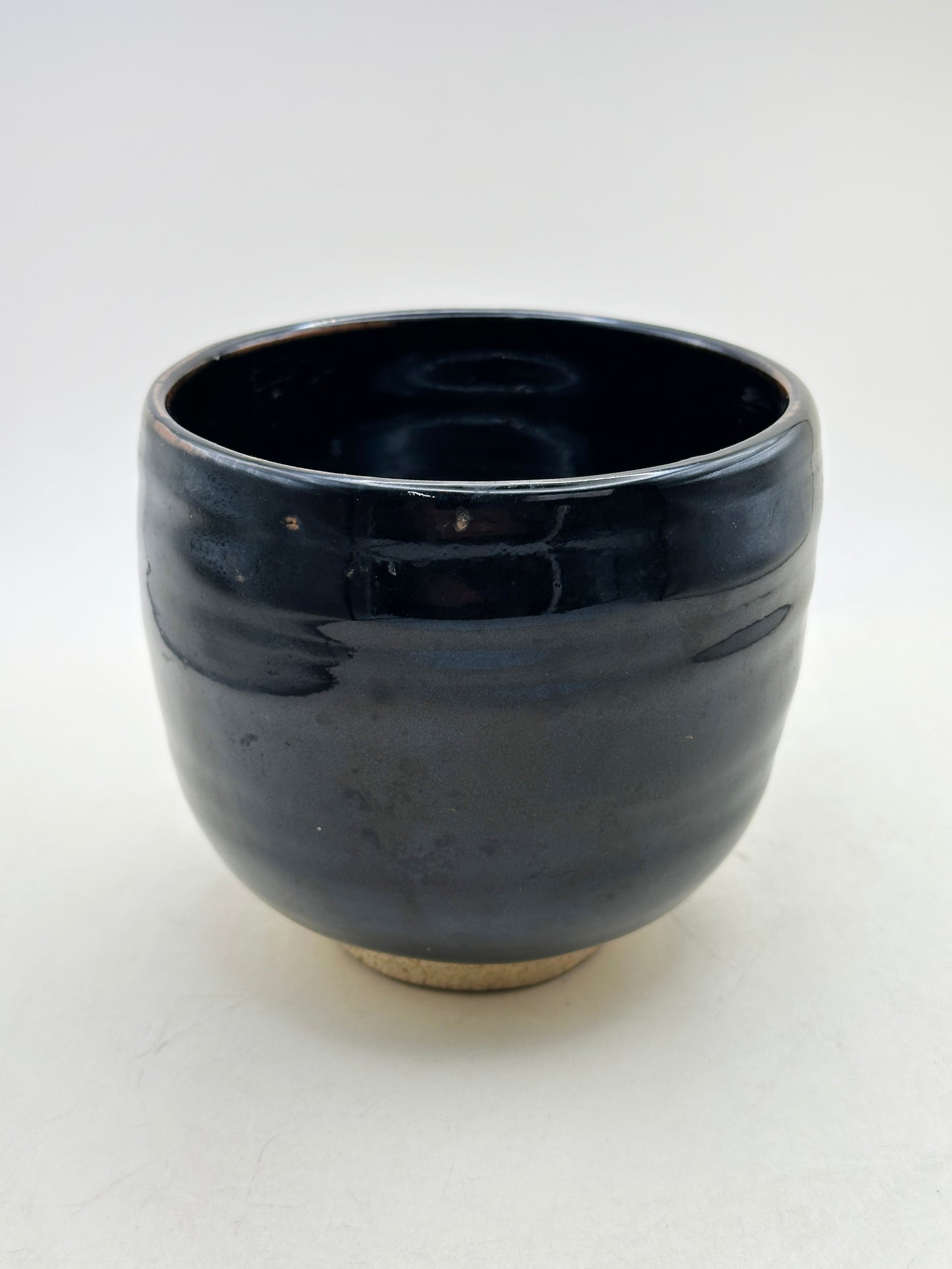 TC112 -  Seto-yaki black chawan matcha bowl 瀬戸焼