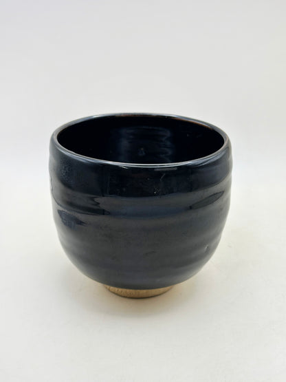 TC112 -  Seto-yaki black chawan matcha bowl 瀬戸焼