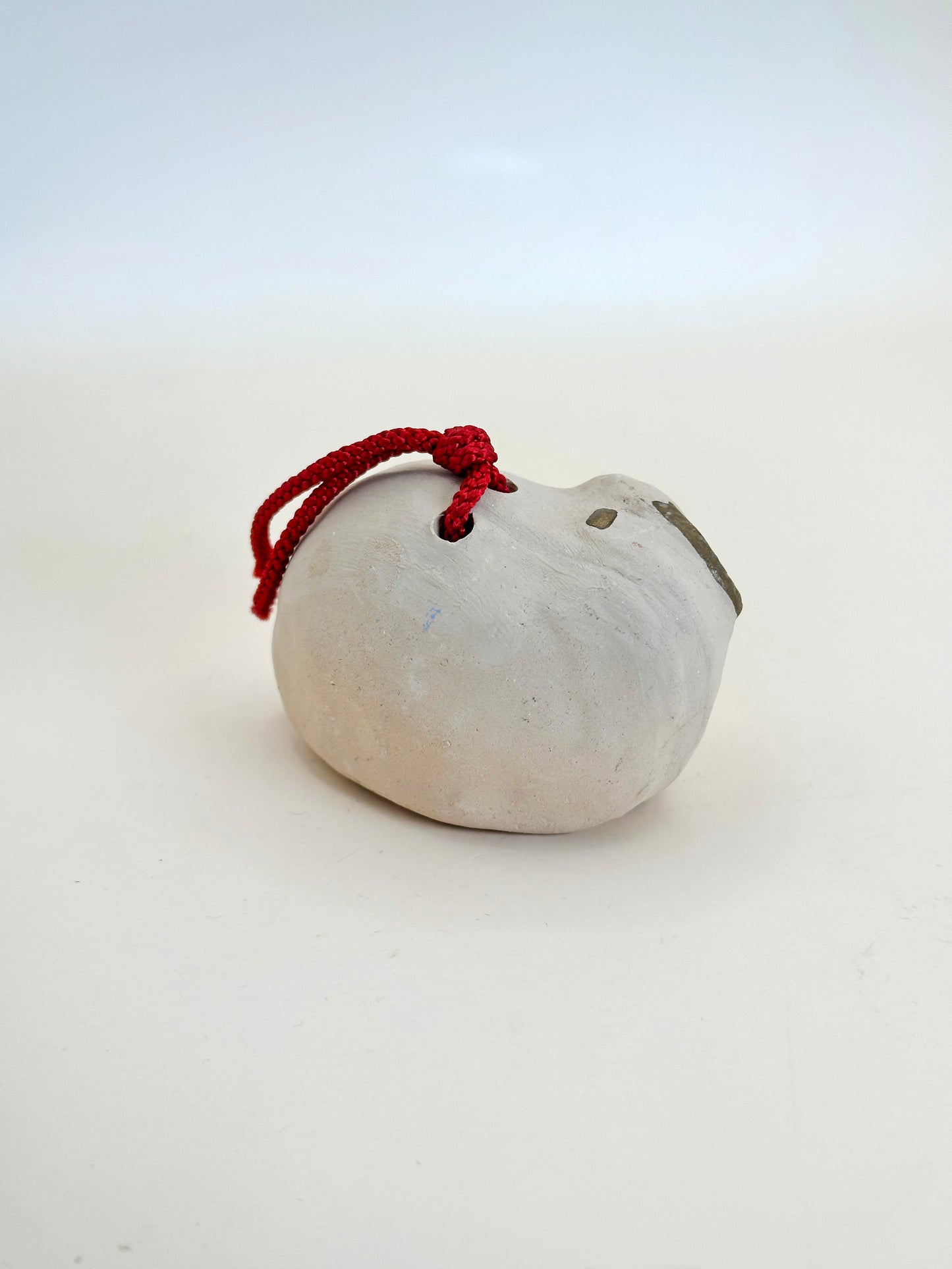 CB095 - Vintage Japanese Clay Cow Bell Dorei