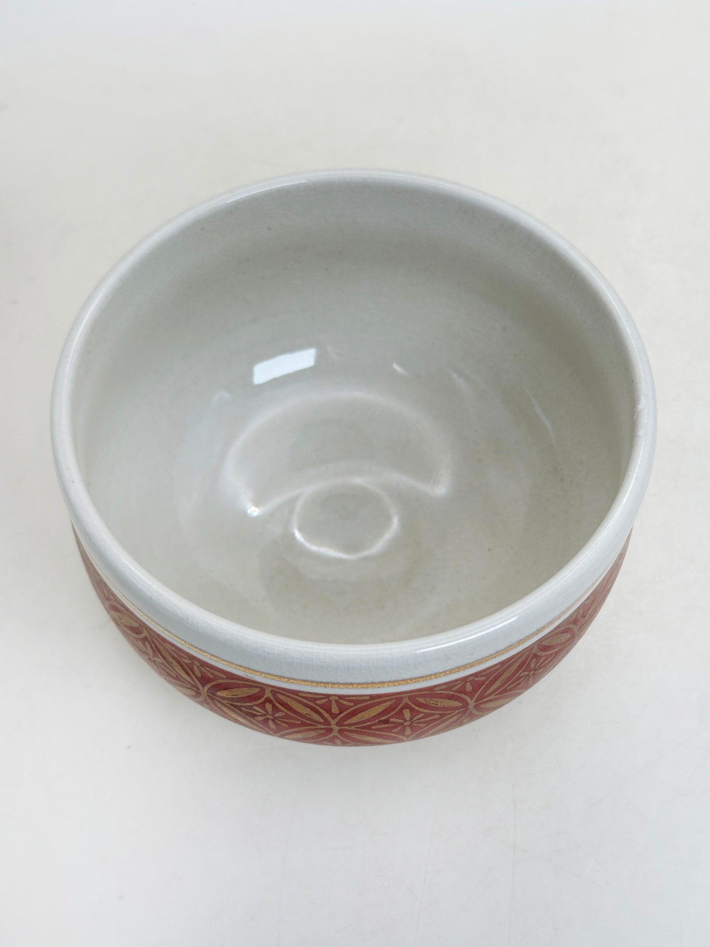 TB340 - Kutani-yaki Chawan Matcha Bowl 九谷焼