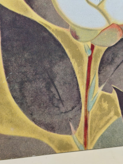 SHP177 - Shikishi Print Red and White Camellias by Yasuda Yukihiko 安田靫彦