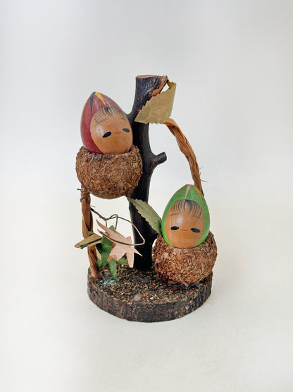 K10207 - Omiyage Kokeshi of Autumn Hazelnut