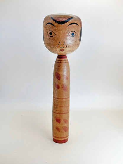 K25066 - Traditional Tsuchiyu kokeshi by Haruo Sanpei 三瓶春男