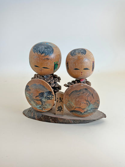 K10148 - Vintage Omiyage Kokeshi from Asakusa 浅草