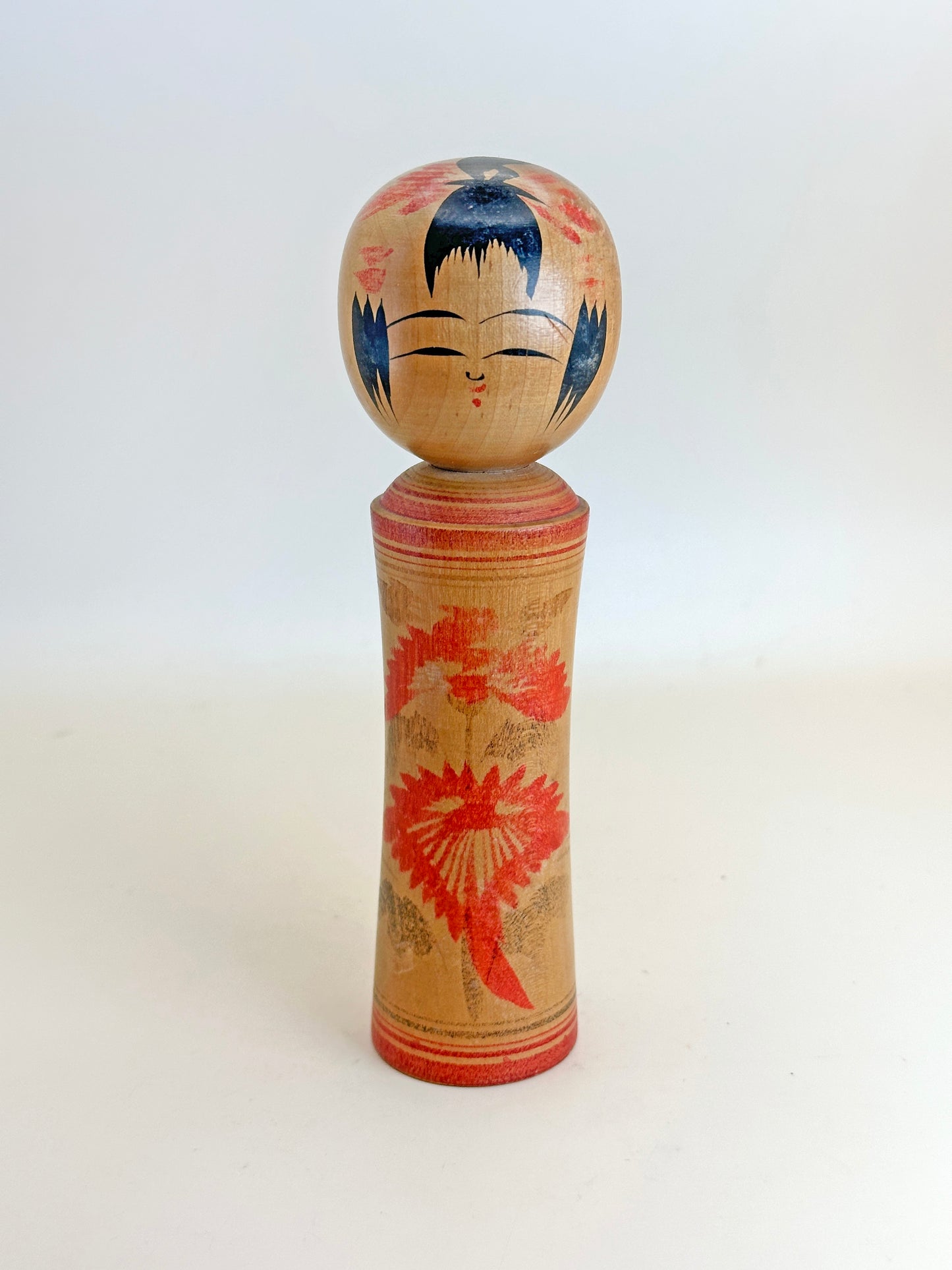 K15091 - Traditional Naruko kokeshi by Fumihiro Ito 伊藤文博