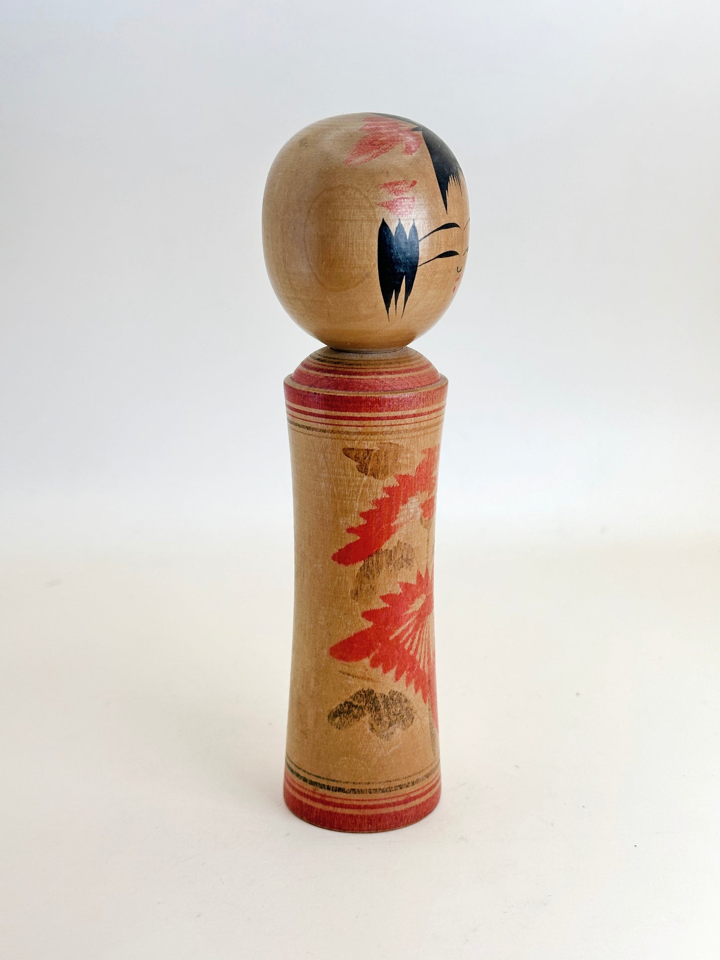 K15091 - Traditional Naruko kokeshi by Fumihiro Ito 伊藤文博