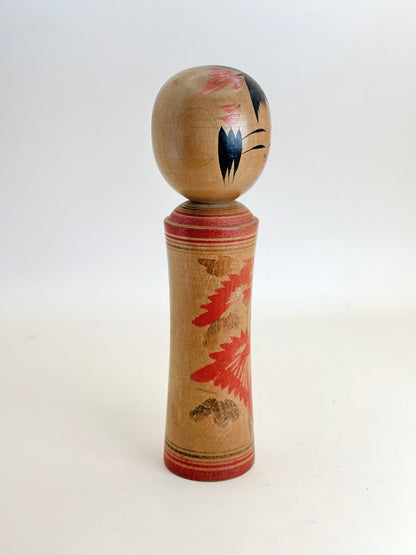 K15091 - Traditional Naruko kokeshi by Fumihiro Ito 伊藤文博