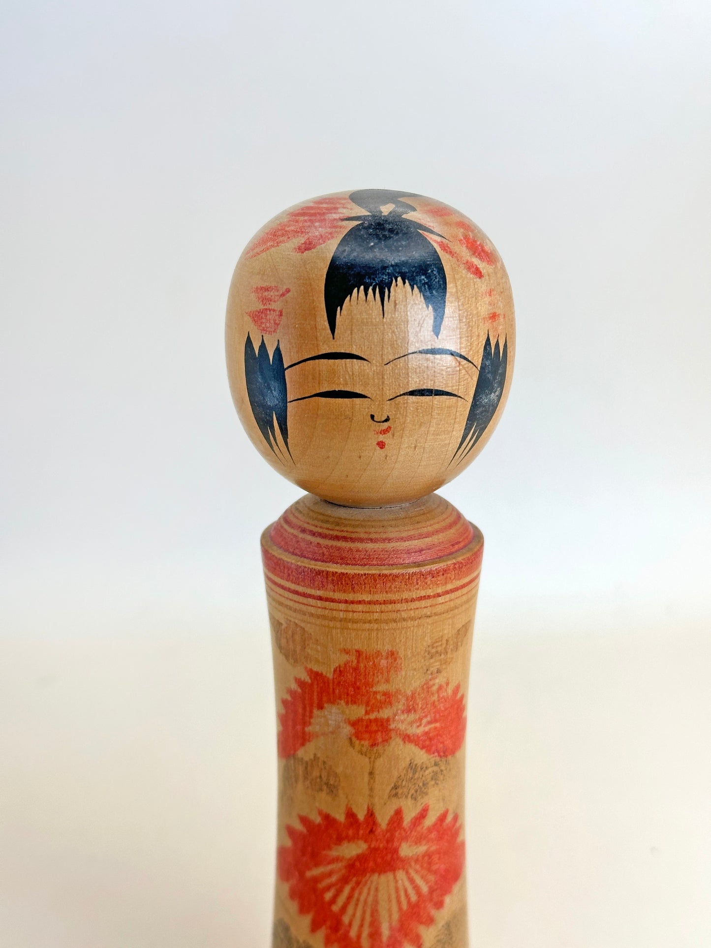 K15091 - Traditional Naruko kokeshi by Fumihiro Ito 伊藤文博