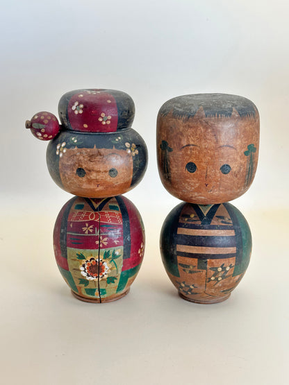 K15093 - Pareja de Kokeshi Donko Gagō Onsen 峨々温泉