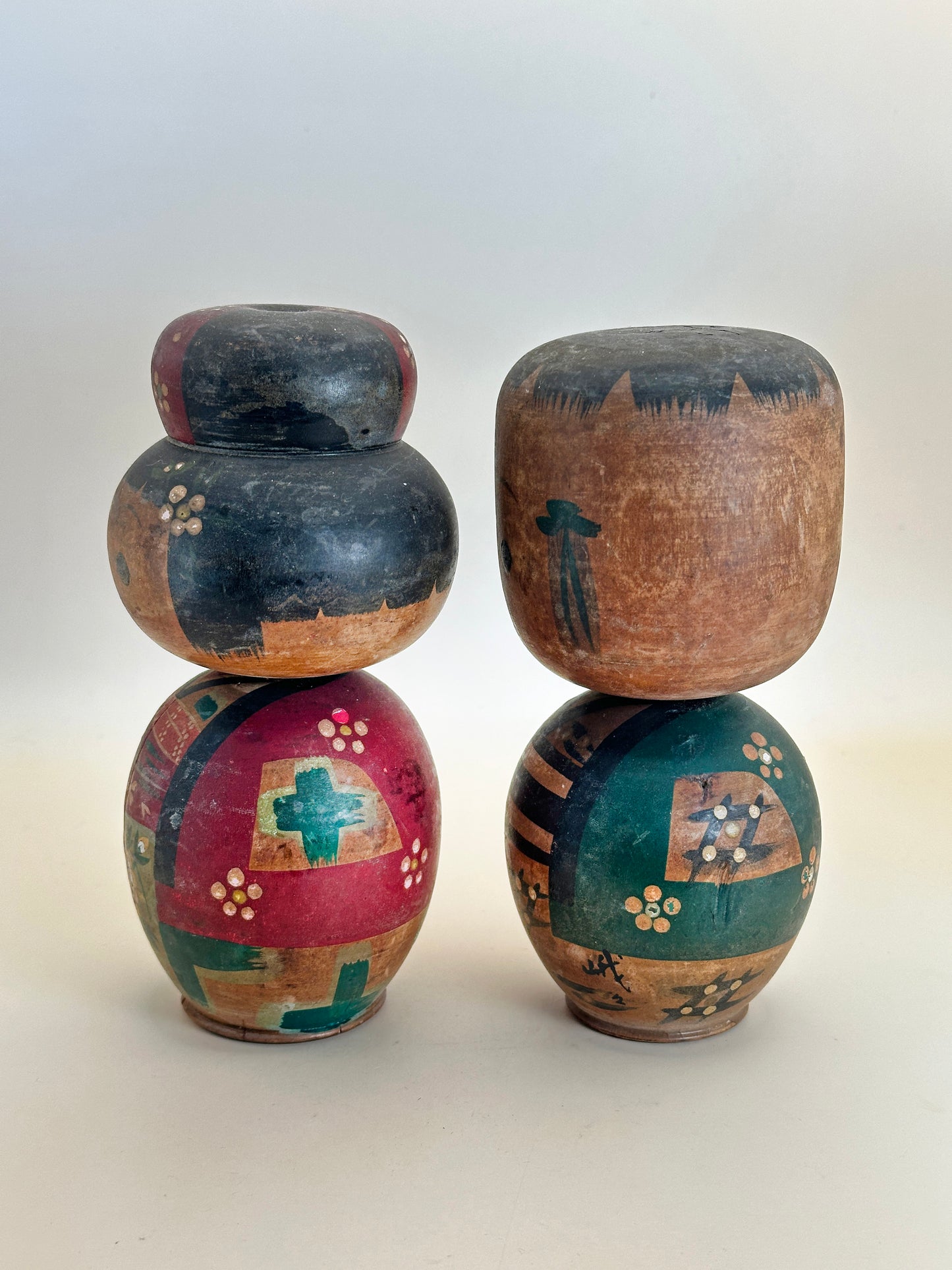 K15093 - Pareja de Kokeshi Donko Gagō Onsen 峨々温泉