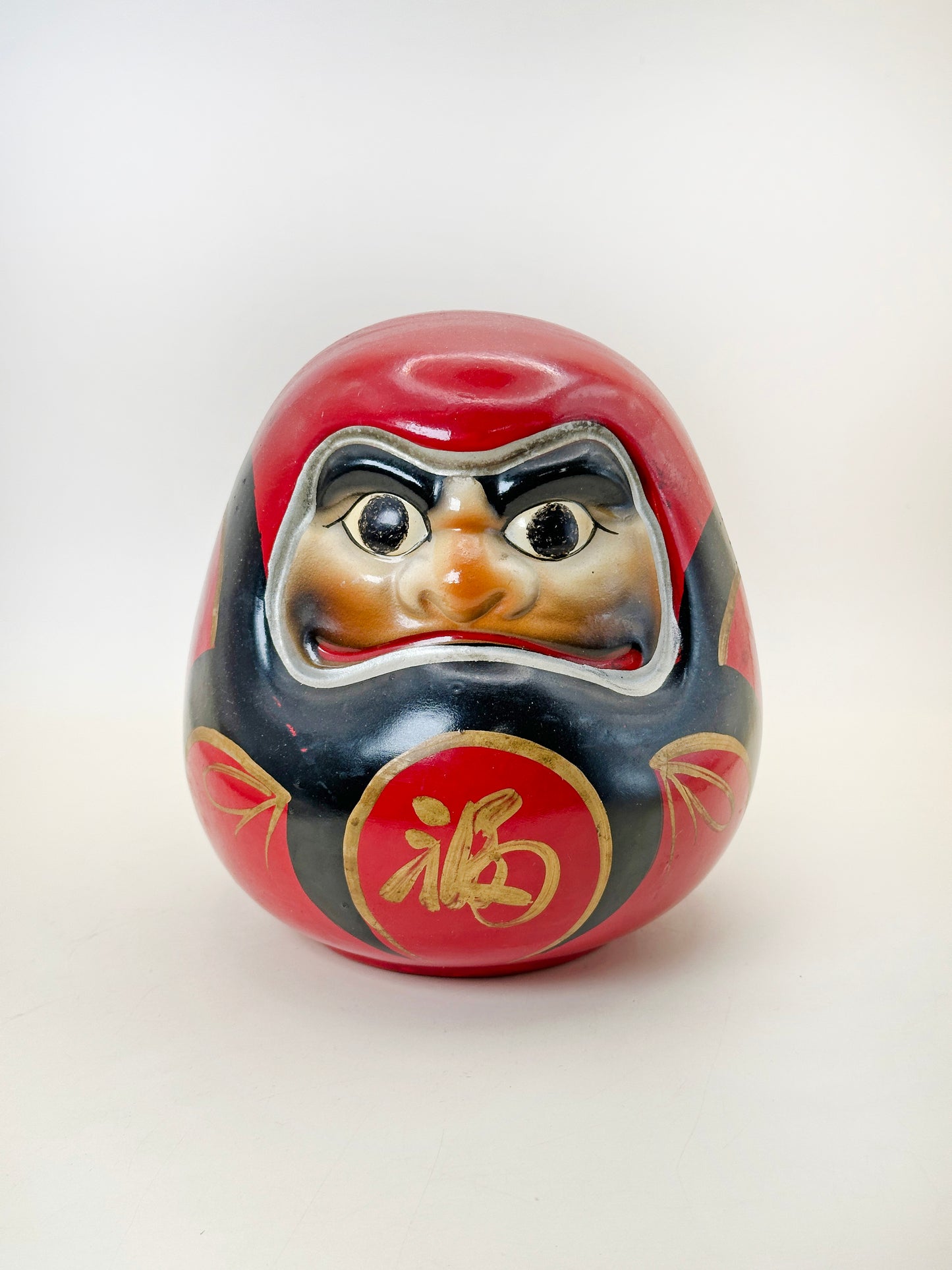 FT379 - Folk Toy Daruma Coin Bank だるま