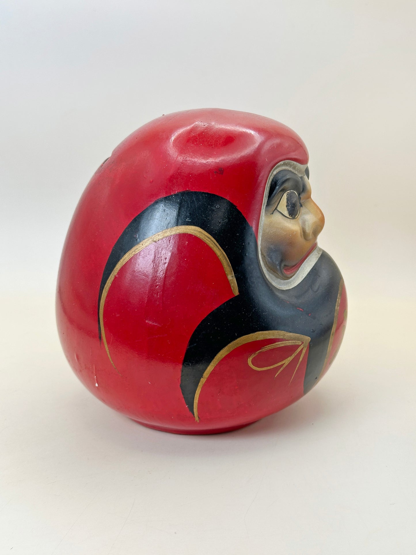 FT379 - Folk Toy Daruma Coin Bank だるま