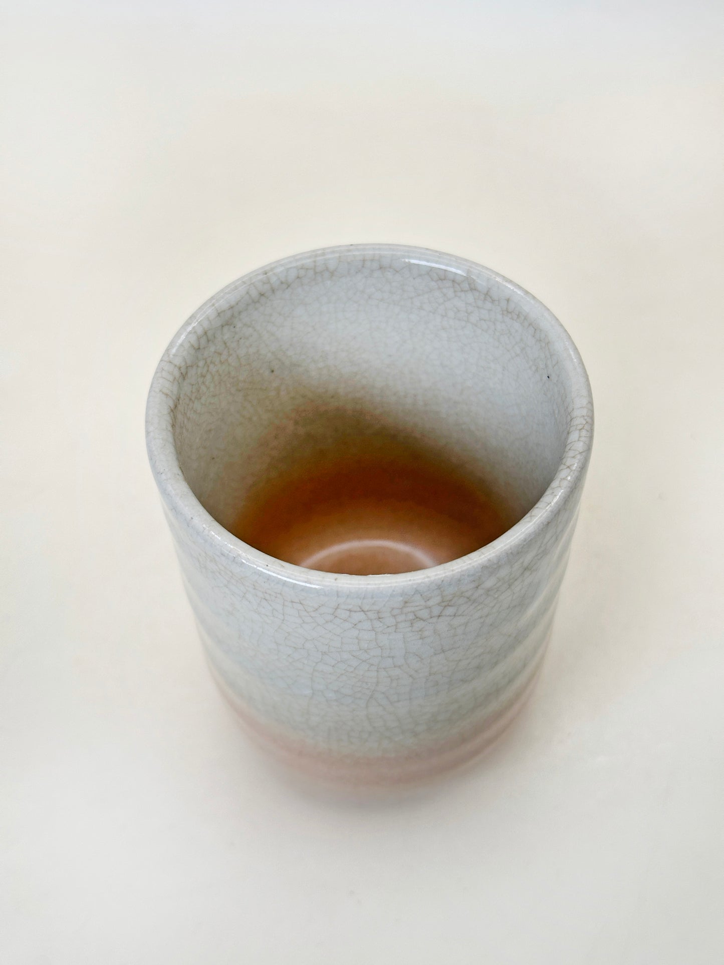 TB221 - Hagi-yaki yunomi tea cup 萩焼