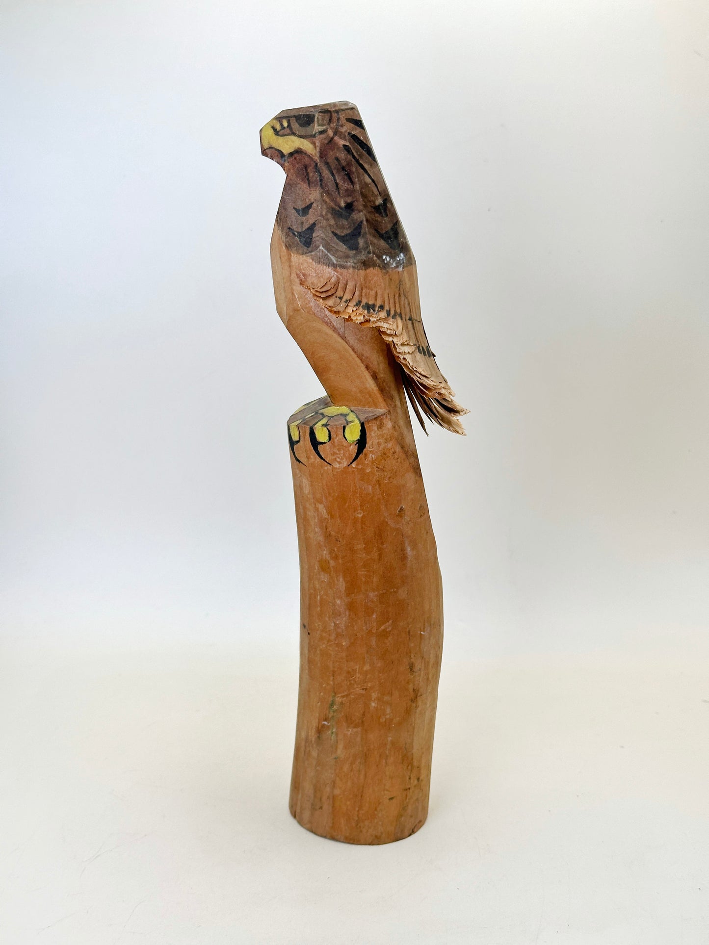 K25144 - Omiyage Sasano Ittōbori Hawk 笹野一刀彫 鷹