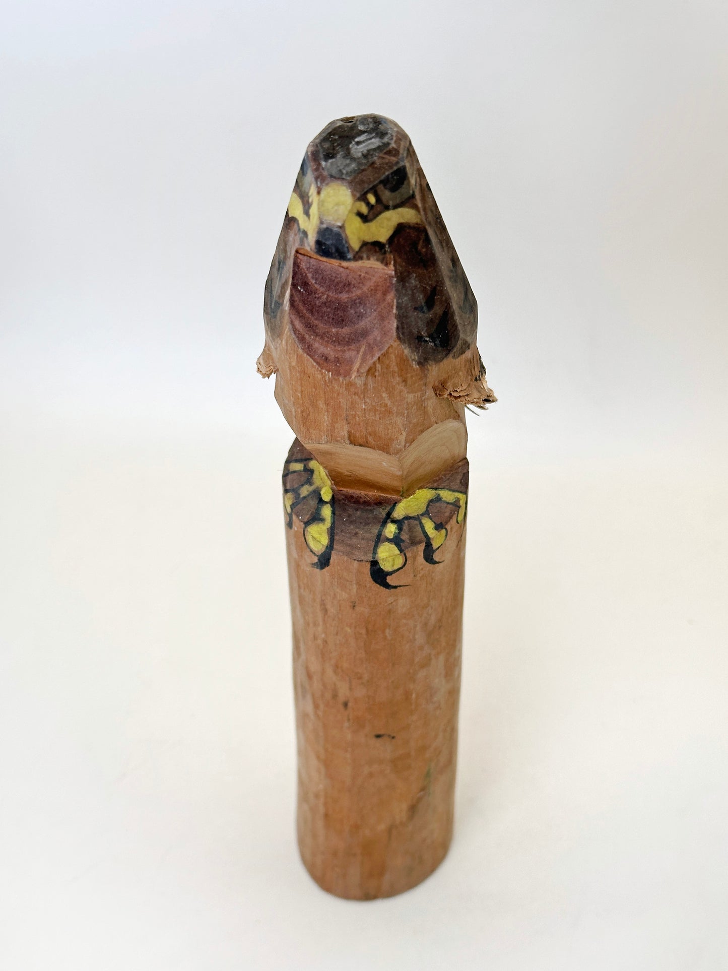 K25144 - Omiyage Sasano Ittōbori Hawk 笹野一刀彫 鷹