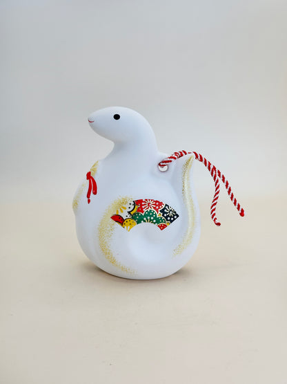 CB097 - Japan Dorei Clay Bell Zodiac Snake 蛇