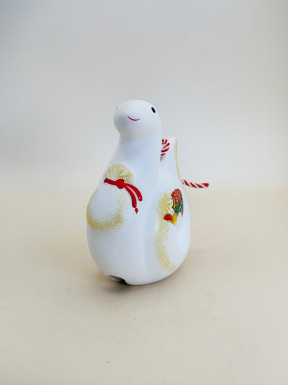 CB097 - Japan Dorei Clay Bell Zodiac Snake 蛇