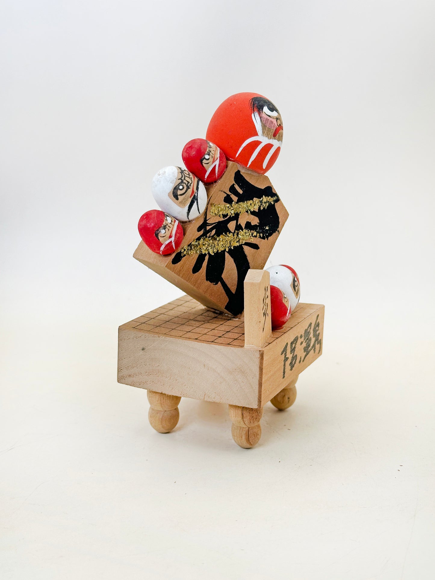 FT375 - Shogi Daruma Omiyage Kokeshi 将棋だるま