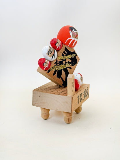 FT375 - Shogi Daruma Omiyage Kokeshi 将棋だるま