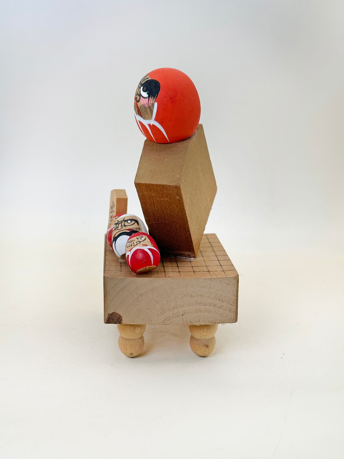 FT375 - Shogi Daruma Omiyage Kokeshi 将棋だるま