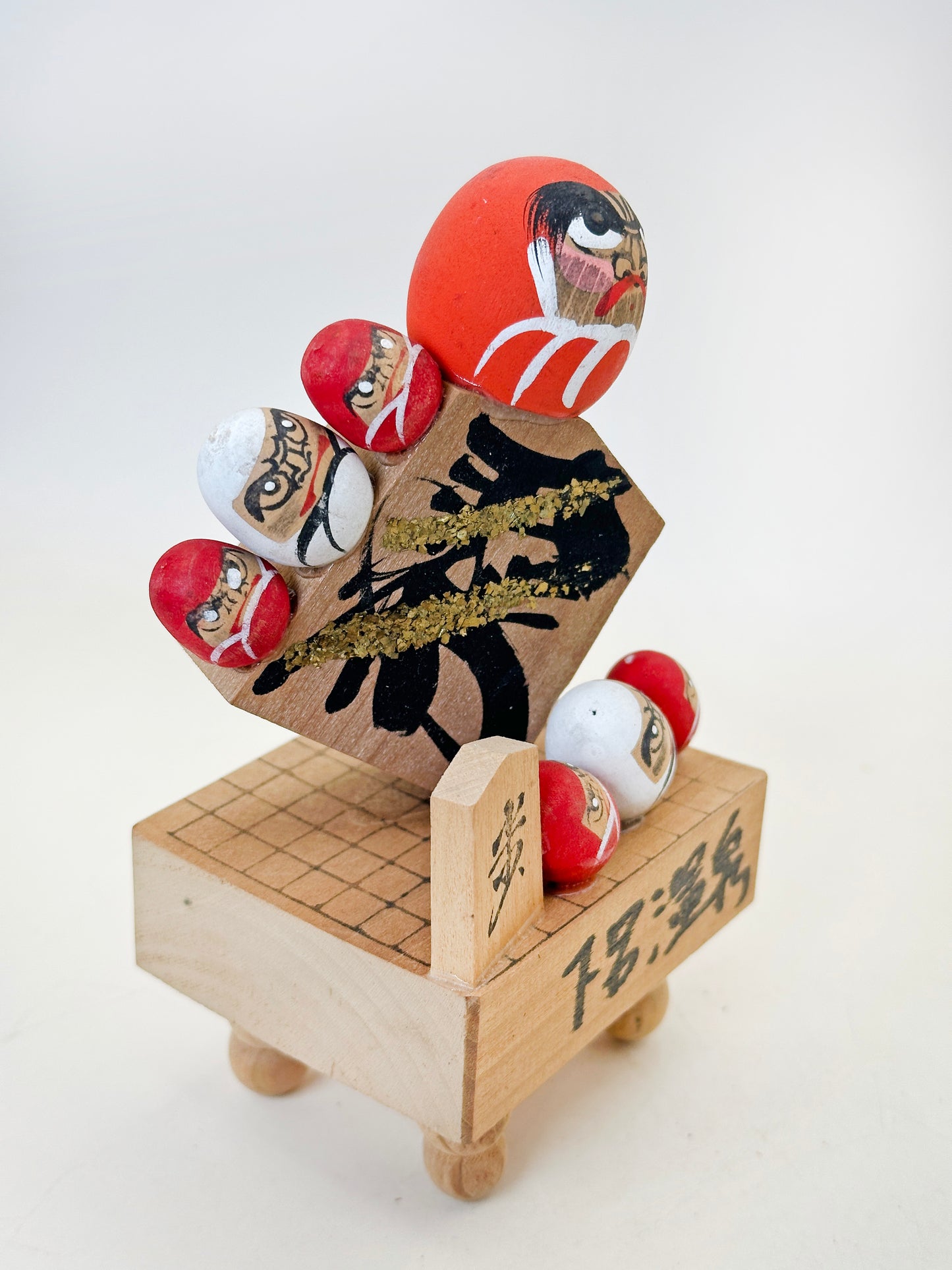 FT375 - Shogi Daruma Omiyage Kokeshi 将棋だるま