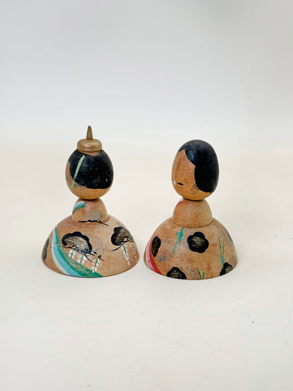 K05064 - Paire de kokeshi Hina Ningyō 雛人形