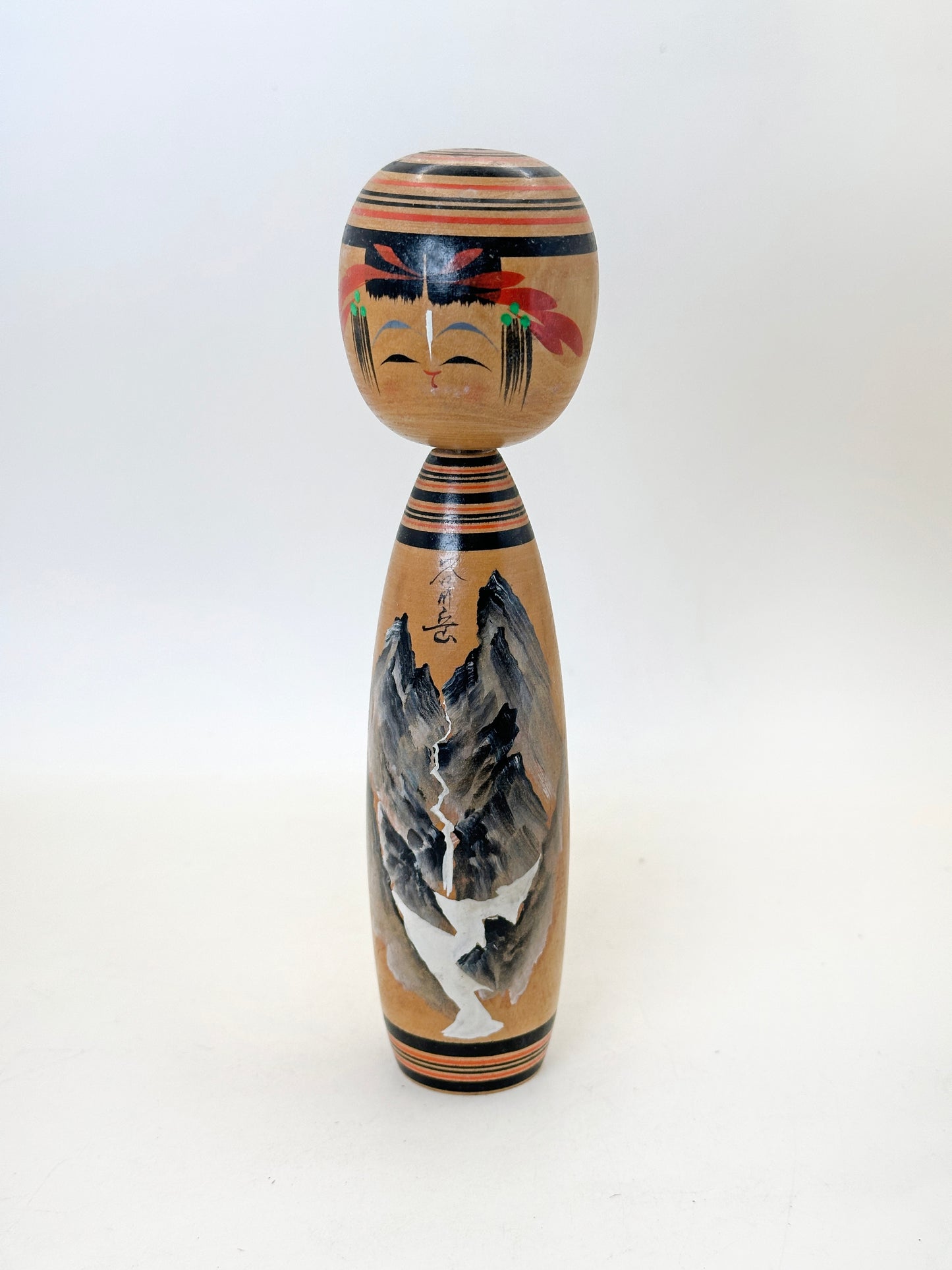 K15133 - Sosaku Kokeshi by Ōyama Ichikuraji 大山一倉次