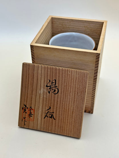 TB78 - Kiyomizu-yaki Tea Cup by Nishikawa Minoru 西川實