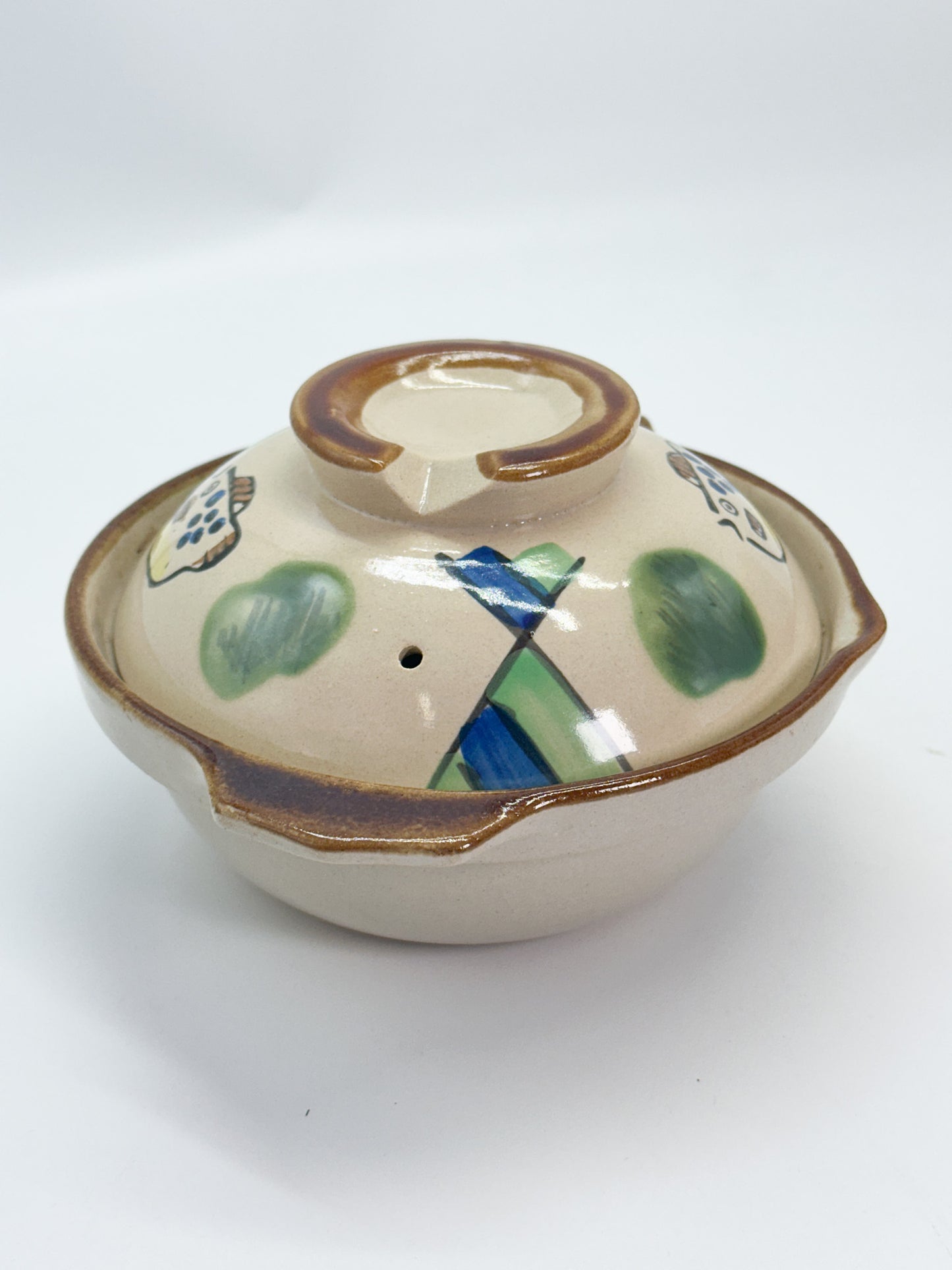 TB356 - Vintage Japanese Donabe Clay Pot 土鍋