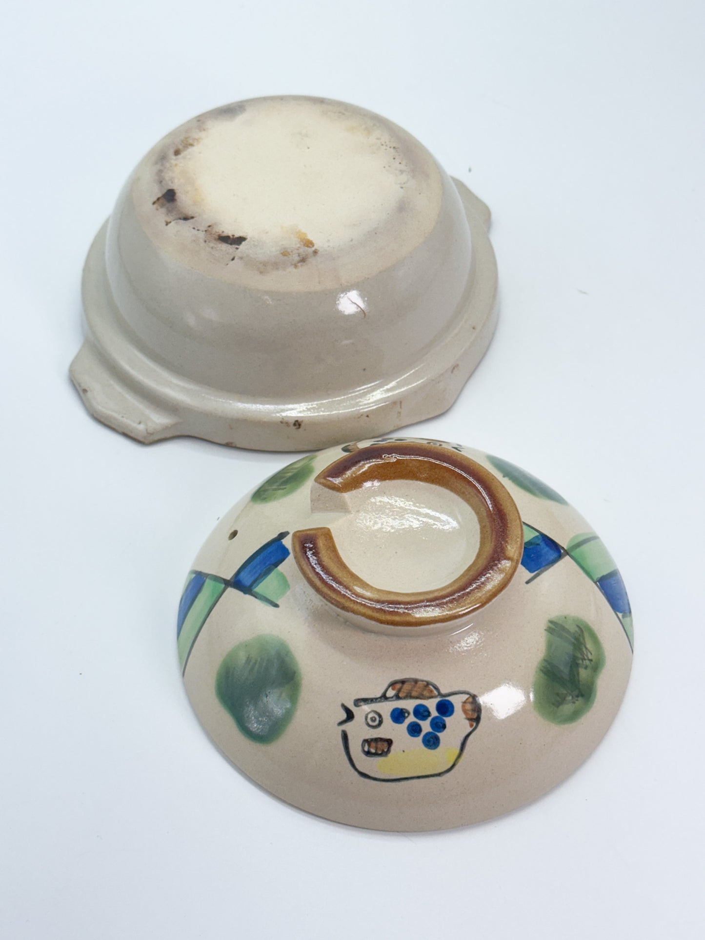 TB356 - Vintage Japanese Donabe Clay Pot 土鍋