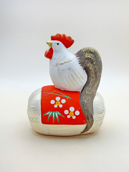 FT244 - Kyōtō Ningyō Rooster Shōfuku Eto 京陶人形