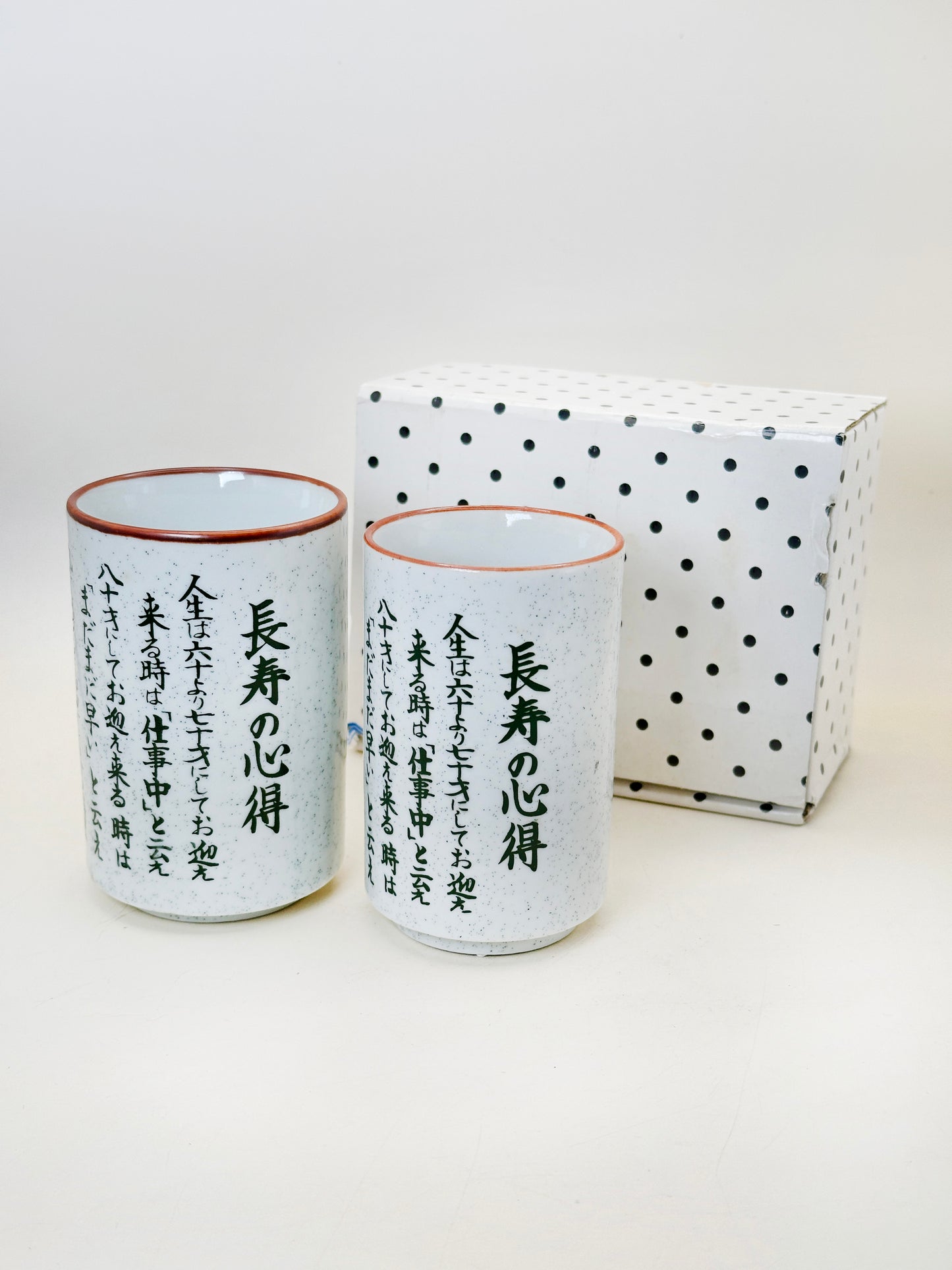 TB219 - Ensemble tasses à thé Mino-yaki 美濃焼