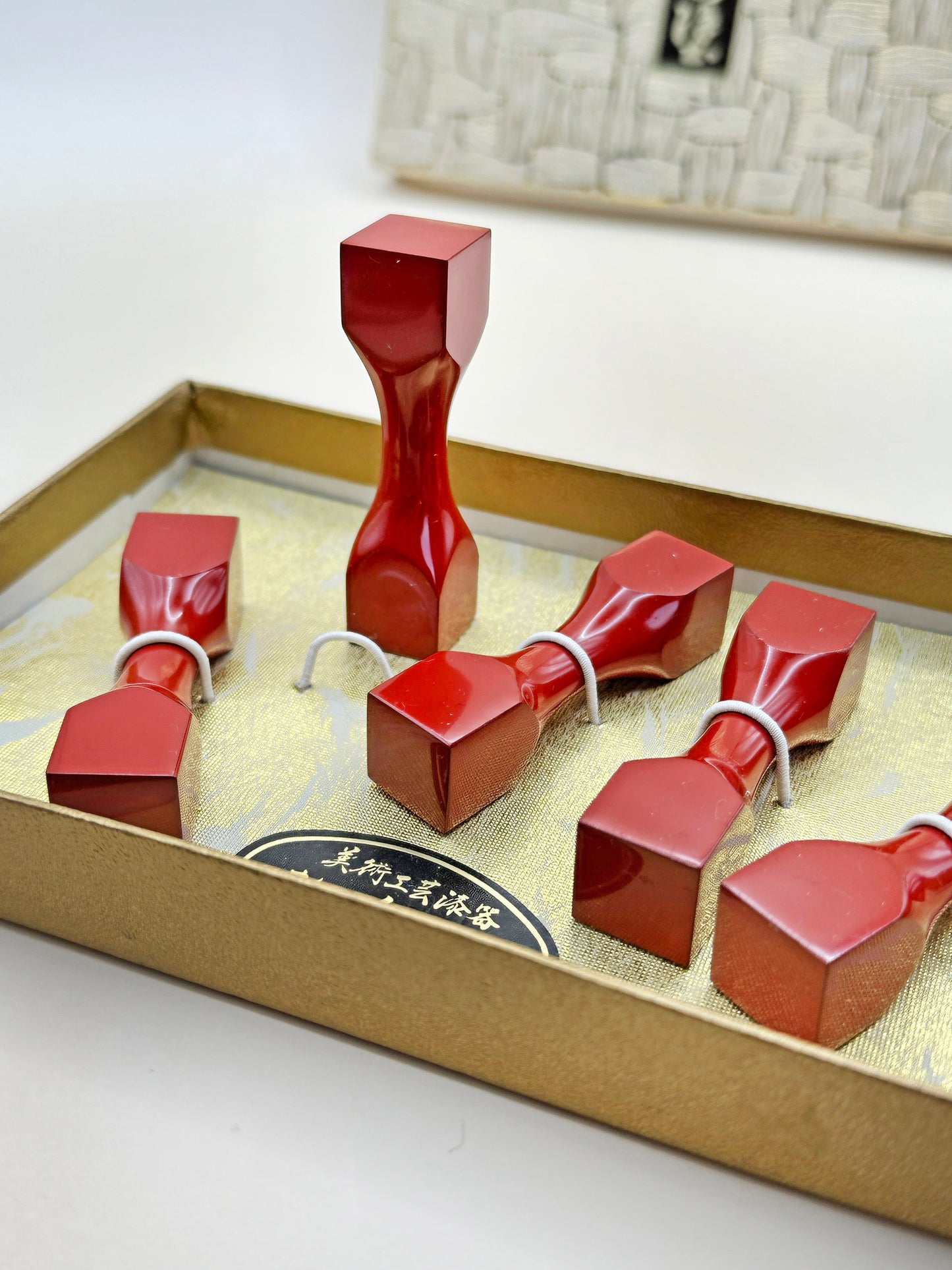 TB76 - Japanese chopstick rests - Wajima-nuri 輪島塗