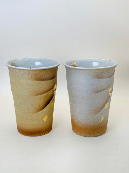 TB223 - Yunomi tea cups Kutani-yaki 九谷焼