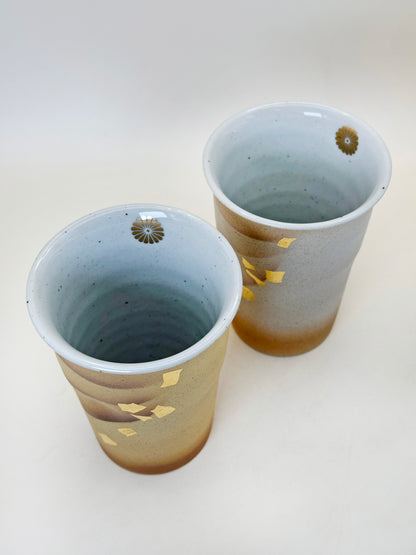 TB223 - Yunomi tea cups Kutani-yaki 九谷焼
