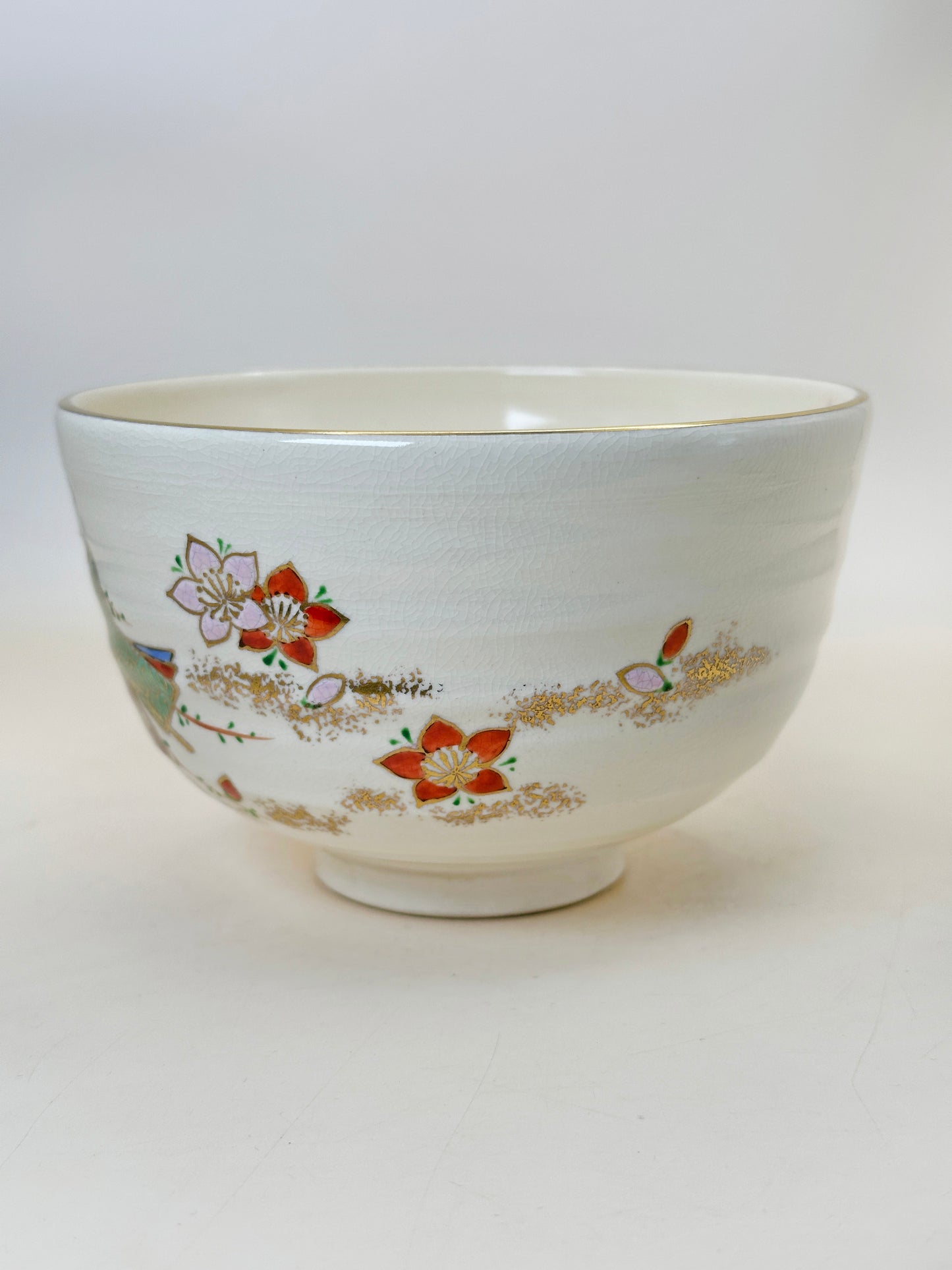 TC84 - Kyo-yaki Chawan by Nakamura Tōsai 中村陶彩