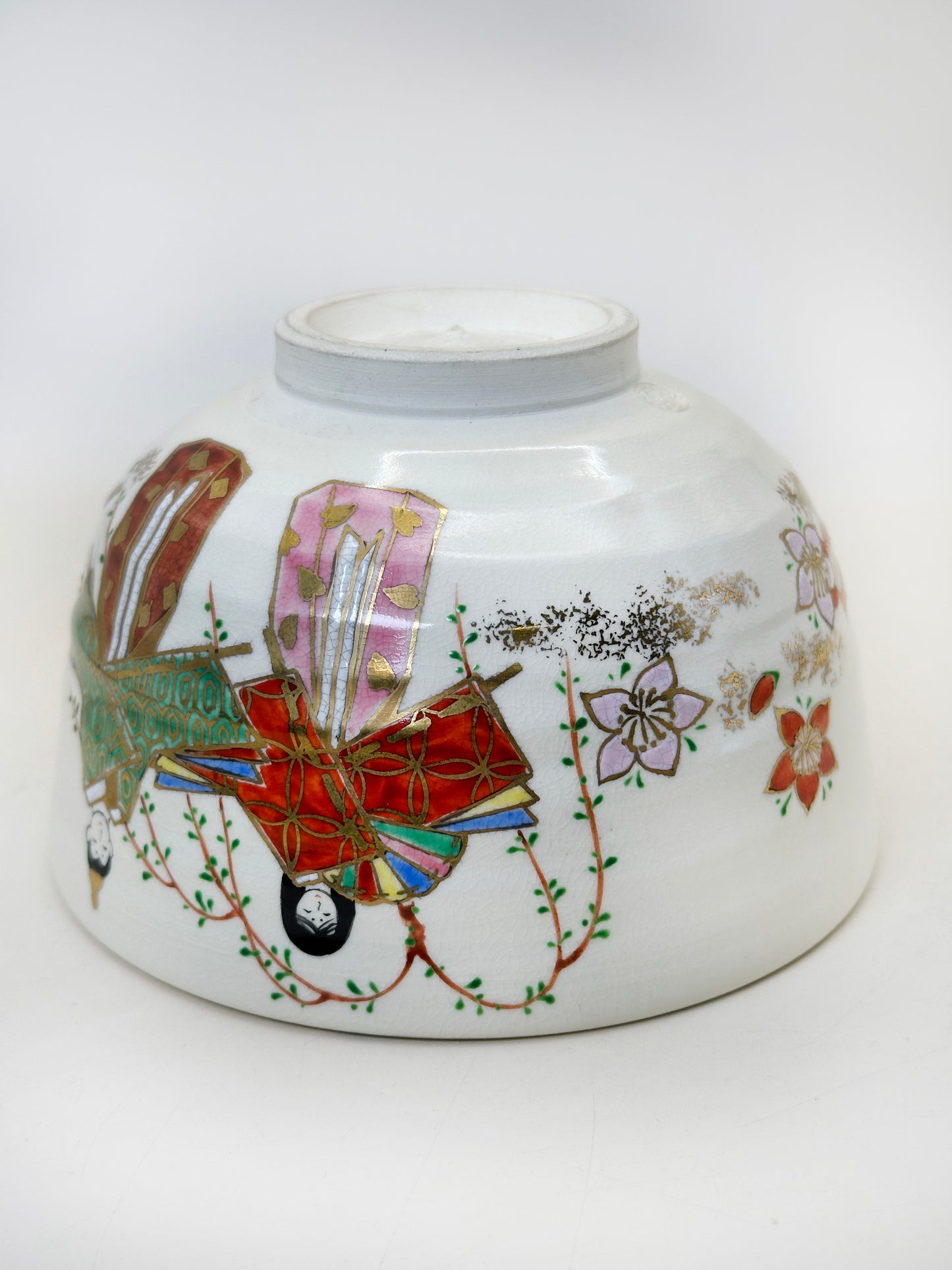 TC84 - Kyo-yaki Chawan by Nakamura Tōsai 中村陶彩