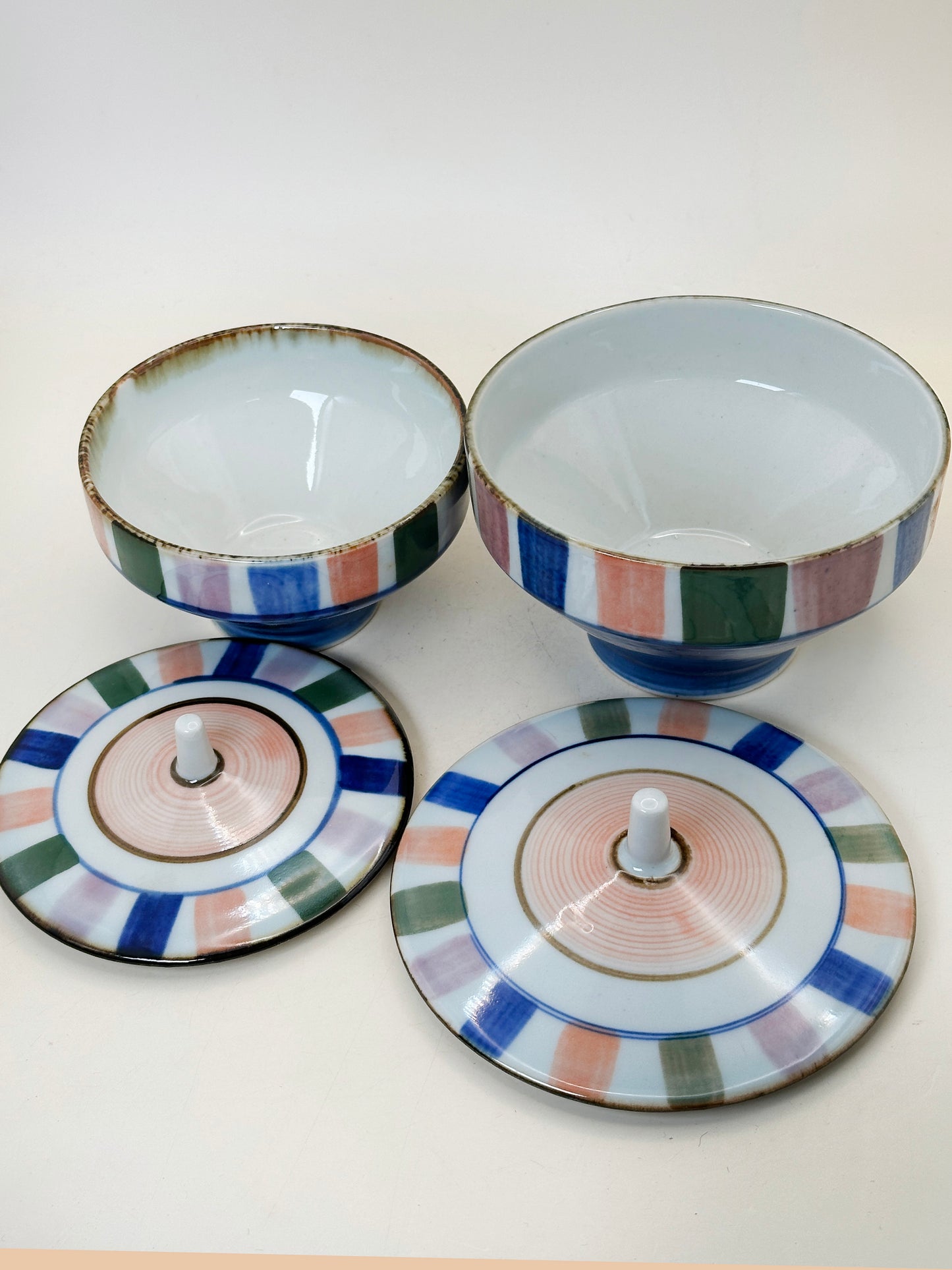 TB225 - Mino-yaki Lidded bowls 美濃焼