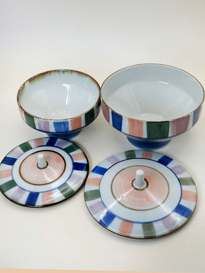 TB225 - Mino-yaki Lidded bowls 美濃焼