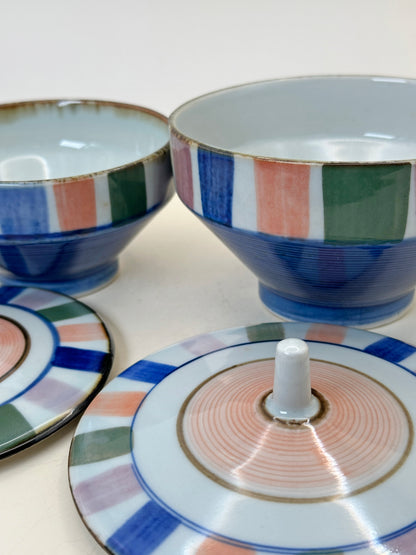 TB225 - Mino-yaki Lidded bowls 美濃焼