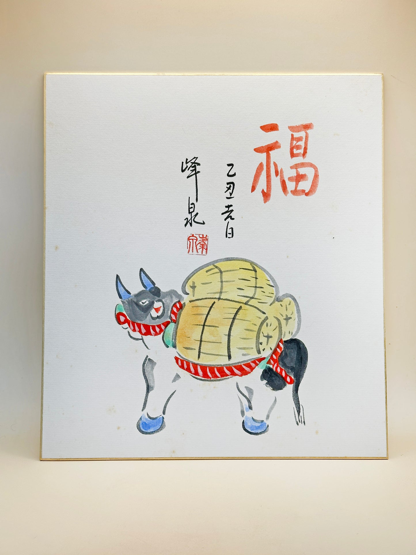 SHP182 - Shikishi Art Fuku / Good Fortune by Mineizumi 峰泉
