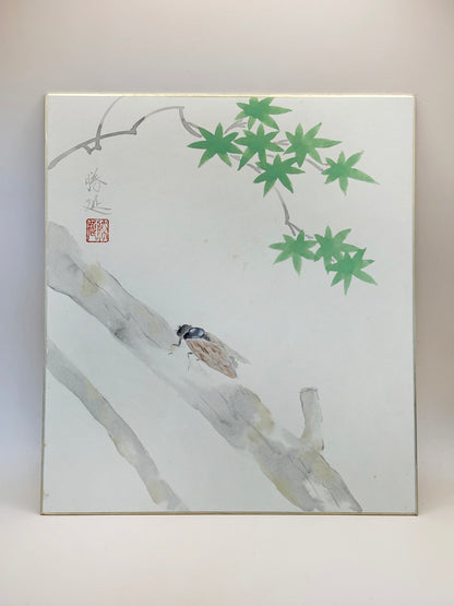 SHP184 - Hand-Painted Shikishi by Kawahito Katsunobu 川人勝延